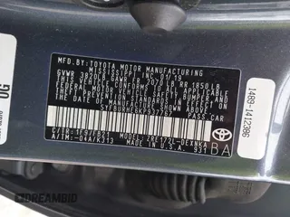 2019 Toyota Corolla L z VIN 5YFBURHE6KP937767, wystawiony jako IAAI lot #41886462 z przebiegiem 115 998 mil mil oraz . Historia ofert i sprzedaży dostępna na DreamBid. Obrazek 9.