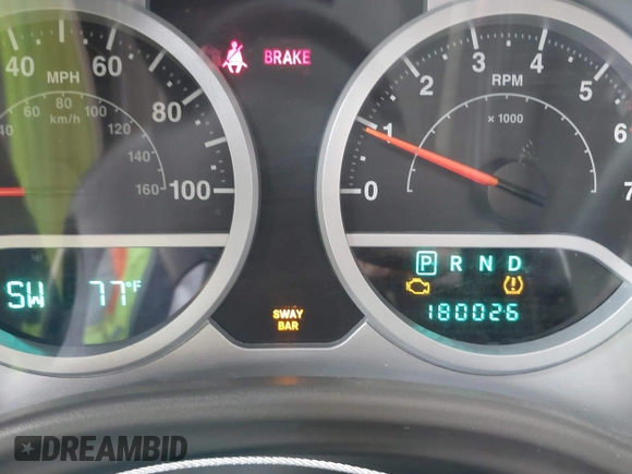 2008 Jeep Wrangler Unlimited Rubicon with VIN 1J4GA69168L573466, listed as a IAAI auction lot 41827091 with 180,026 mi miles and . Bid and sale history available at DreamBid. Image 7.