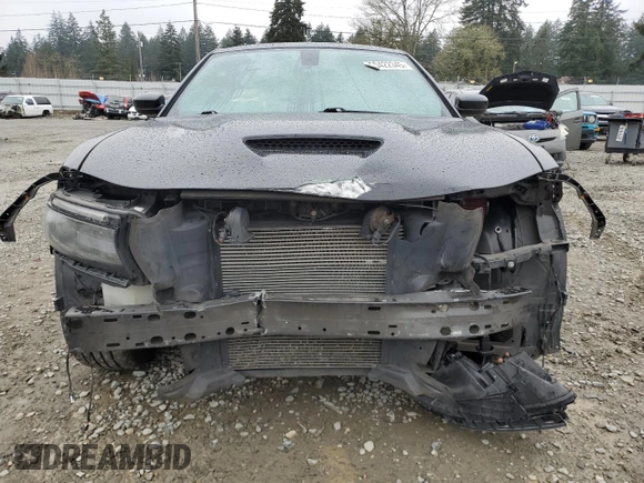 2019 Dodge Charger GT with VIN 2C3CDXHG2KH608648, listed as a Copart auction lot 50422345 with 111,202 mi miles and Salvage Title. Bid and sale history available at DreamBid. Image 5.