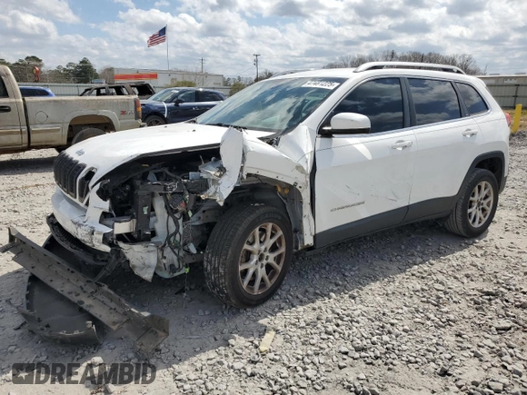2017 Jeep Cherokee Latitude with VIN 1C4PJLCS6HD214568, listed as a Copart auction lot 47481225 with 106,499 mi miles and Salvage Title. Bid and sale history available at carsss.com. Image 1.
