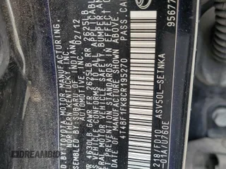 2012 Toyota Camry L with VIN 4T4BF1FK8CR195270, listed as a Copart auction lot 50835785 with Not Provided miles and Clean Title. Bid and sale history available at DreamBid. Image 12.