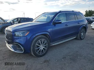 2021 Mercedes-Benz GLS 63 AMG with VIN 4JGFF8KE0MA387631, listed as a Copart auction lot 60719164 with 46,530 mi miles and Salvage Title. Bid and sale history available at DreamBid. Image 1.