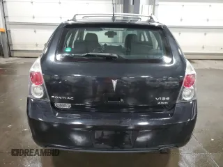 2009 Pontiac Vibe with VIN 5Y2SM67039Z420818, listed as a Copart auction lot 78672044 with 190,198 mi miles and Salvage Title. Bid and sale history available at carsss.com. Image 6.