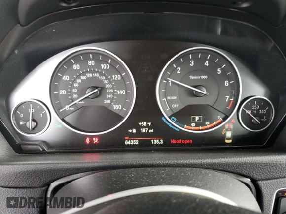 2018 BMW 3 Series 320i with VIN WBA8E1G55JNU90335, listed as a Copart auction lot 47554685 with 64,352 mi miles and Salvage Title. Bid and sale history available at carsss.com. Image 9.