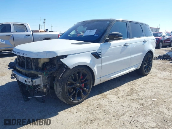 2021 Land Rover Range Rover Sport HST with VIN SALWS2RUXMA749869, listed as a IAAI auction lot 41315473 with 91,623 mi miles. Bid and sale history available at carsss.com. Image 17.
