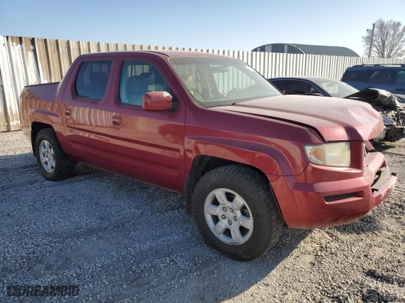 2006 Honda Ridgeline RTS with VIN 2HJYK16466H544242, listed as a Copart auction lot 82997204 with 305,119 mi miles and Salvage Title. Bid and sale history available at carsss.com. Image 4.