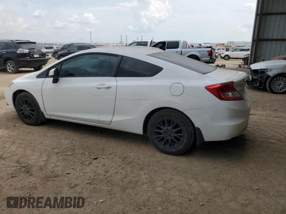 2012 Honda Civic Cpe LX with VIN 2HGFG3B53CH504351, listed as a Copart auction lot 72814614 with 230,903 mi miles and Salvage Title. Bid and sale history available at carsss.com. Image 2.
