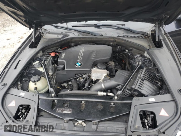 2014 BMW 5 Series 528i xDrive with VIN WBA5A7C51ED612286, listed as a Copart auction lot 62459515 with 165,765 mi miles and Salvage title. Bid and sale history available at DreamBid. Image 11.