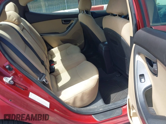 2013 Hyundai Elantra GLS z VIN 5NPDH4AEXDH331625, wystawiony jako IAAI lot #42375317 z przebiegiem 142 271 mil mil oraz . Historia ofert i sprzedaży dostępna na DreamBid. Obrazek 8.