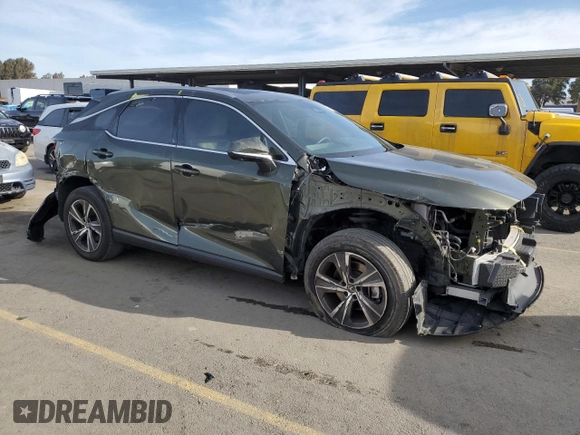 2023 Lexus RX with VIN 2T2BAMCA2PC028850, listed as a Copart auction lot 45674575 with 47,507 mi miles and Salvage Title. Bid and sale history available at carsss.com. Image 4.