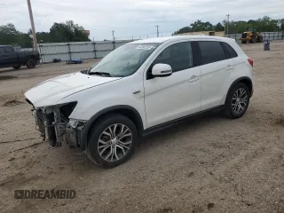 2018 Mitsubishi Outlander ES with VIN JA4AP3AU1JU022354, listed as a Copart auction lot 62592285 with 91,235 mi miles and Salvage title. Bid and sale history available at DreamBid. Image 1.