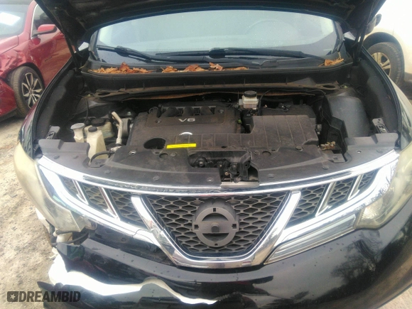 2012 Nissan Murano S with VIN JN8AZ1MU0CW111814, listed as a IAAI auction lot 41136966 with 205,809 mi miles. Bid and sale history available at carsss.com. Image 10.