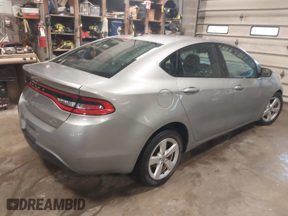 2015 Dodge Dart SXT with VIN 1C3CDFBB7FD211561, listed as a IAAI auction lot 42071763 with 120,972 mi miles. Bid and sale history available at carsss.com. Image 4.