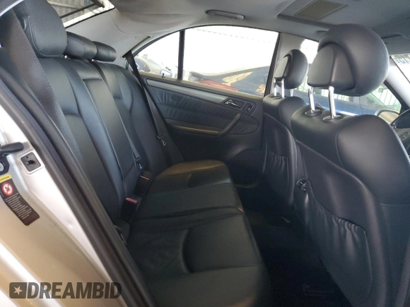 2001 Mercedes-Benz C 320 with VIN WDBRF64J21F110962, listed as a Copart auction lot 63350715 with 80,375 mi miles and Clean title. Bid and sale history available at DreamBid. Image 10.