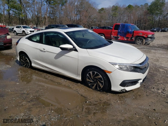 2017 Honda Civic Coupe LX-P with VIN 2HGFC4B00HH307540, listed as a Copart auction lot 44533875 with 167,444 mi miles and Salvage Title. Bid and sale history available at carsss.com. Image 4.