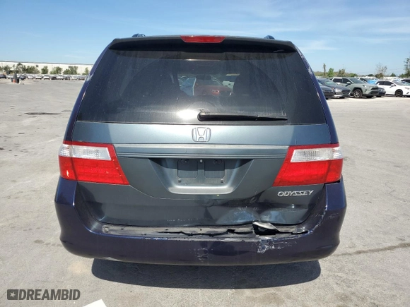 2007 Honda Odyssey EX-L with VIN 5FNRL38667B113990, listed as a Copart auction lot 48543835 with 188,912 mi miles and Salvage Title. Bid and sale history available at carsss.com. Image 6.
