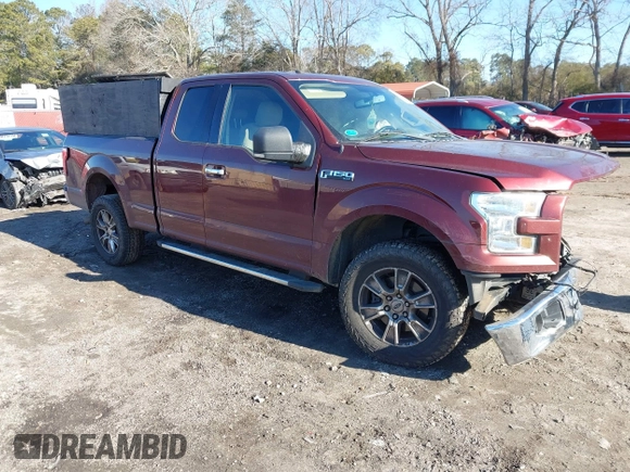 2016 Ford F-150 XLT with VIN 1FTFX1EF1GFC12809, listed as a IAAI auction lot 41336723 with 237,122 mi miles. Bid and sale history available at carsss.com. Image 1.