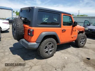 2019 Jeep Wrangler Sport S z VIN 1C4GJXAG8KW576807, wystawiony jako Copart lot #56577505 z przebiegiem 79 968 mil mil oraz Szkoda całkowita • Salvage title. Historia ofert i sprzedaży dostępna na DreamBid. Obrazek 3.