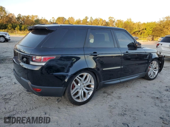 2014 Land Rover Range Rover Sport Autobiography with VIN SALWV2TF4EA394345, listed as a Copart auction lot 75535834 with 0 mi miles and Salvage Title. Bid and sale history available at carsss.com. Image 3.