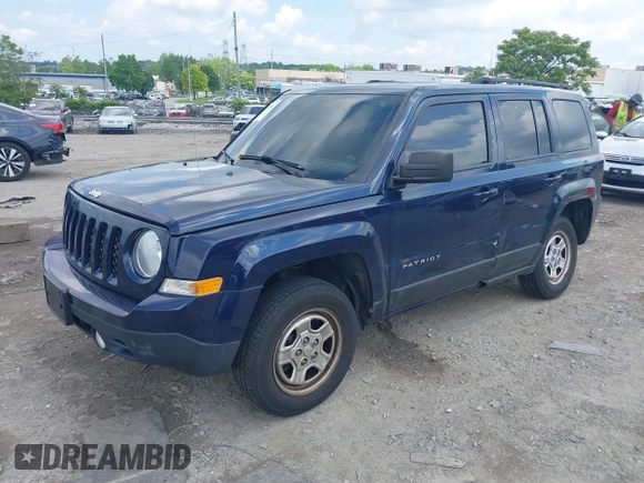 2016 Jeep Patriot Sport with VIN 1C4NJRBB7GD782208, listed as a IAAI auction lot 42389941 with 146,620 mi miles and . Bid and sale history available at DreamBid. Image 2.