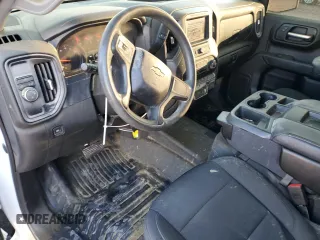 2020 Chevrolet Silverado 1500 Work Truck with VIN 1GCRWAEH5LZ343736, listed as a Copart auction lot 43262435 with 83,090 mi miles and Salvage Title. Bid and sale history available at DreamBid. Image 8.