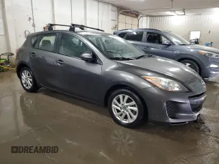 2013 Mazda 3 i Touring with VIN JM1BL1L7XD1736006, listed as a Copart auction lot 60074085 with 118,970 mi miles and Salvage title. Bid and sale history available at DreamBid. Image 4.