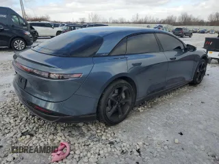 2024 Lucid Air Pure with VIN 50EA1PGA7RA006034, listed as a Copart auction lot 43218905 with 0 mi miles and Clean Title. Bid and sale history available at carsss.com. Image 3.