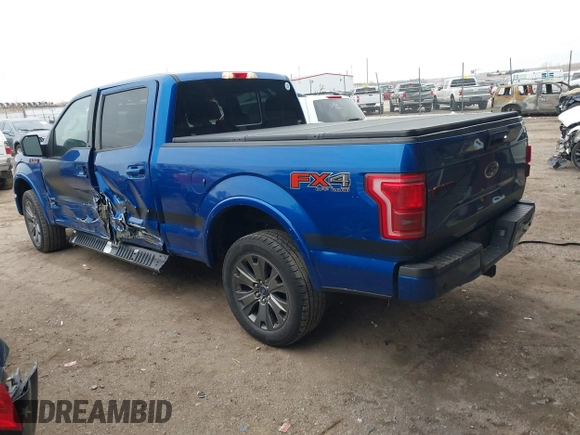 2017 Ford F-150 XL with VIN 1FTFW1EG9HFB81208, listed as a IAAI auction lot 41938462 with 107,121 mi miles. Bid and sale history available at carsss.com. Image 3.
