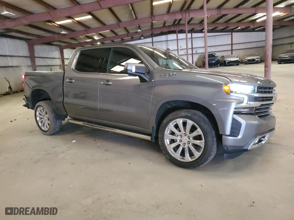 2022 Chevrolet Silverado 1500 LTD High Country with VIN 1GCUYHEL2NZ122020, listed as a Copart auction lot 41957065 with 79,474 mi miles and Salvage Title. Bid and sale history available at carsss.com. Image 4.