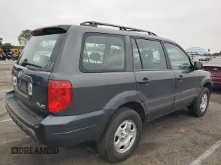 2005 Honda Pilot LX z VIN 2HKYF18125H505956, wystawiony jako Copart lot #49728655 z przebiegiem 275 696 mil mil oraz Szkoda całkowita • Salvage title. Historia ofert i sprzedaży dostępna na DreamBid. Obrazek 3.