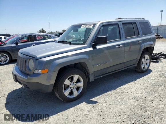 2013 Jeep Patriot Limited with VIN 1C4NJRCBXDD155612, listed as a Copart auction lot 55457735 with 145,697 mi miles and Salvage title. Bid and sale history available at DreamBid. Image 1.
