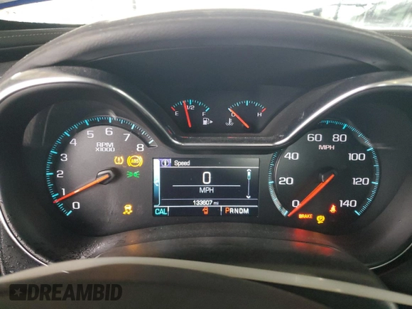 2017 Chevrolet Impala with VIN 1G1105S36HU170692, listed as a Copart auction lot 50321555 with 133,607 mi miles and Salvage Title. Bid and sale history available at DreamBid. Image 9.