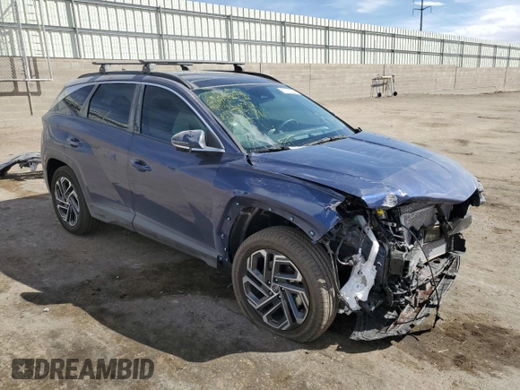 2025 Hyundai Tucson Limited with VIN 5NMJECDE7SH465455, listed as a Copart auction lot 51107715 with 1,484 mi miles and Salvage Title. Bid and sale history available at carsss.com. Image 4.