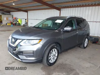 2018 Nissan Rogue SV with VIN 5N1AT2MV3JC708624, listed as a IAAI auction lot 41857099 with 117,637 mi miles. Bid and sale history available at carsss.com. Image 2.