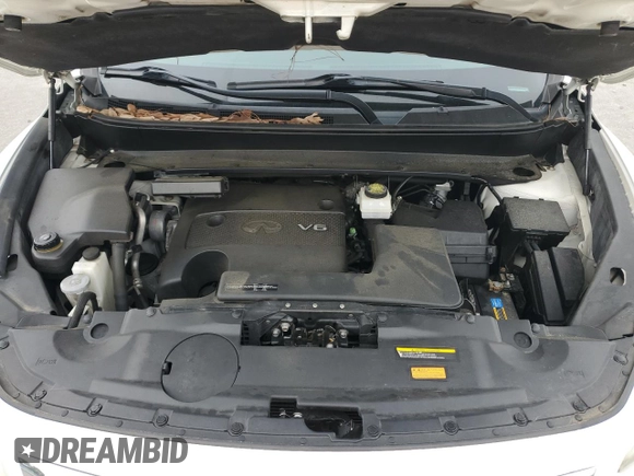 2013 Infiniti JX35 with VIN 5N1AL0MM6DC324143, listed as a Copart auction lot 72313904 with 112,051 mi miles and Salvage Title. Bid and sale history available at carsss.com. Image 12.