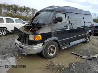 2000 Dodge Cargo Conversion with VIN 2B6HB11Y5YK129681, listed as a Copart auction lot 87382714 with Not Provided miles and Salvage Title. Bid and sale history available at carsss.com. Image 1.