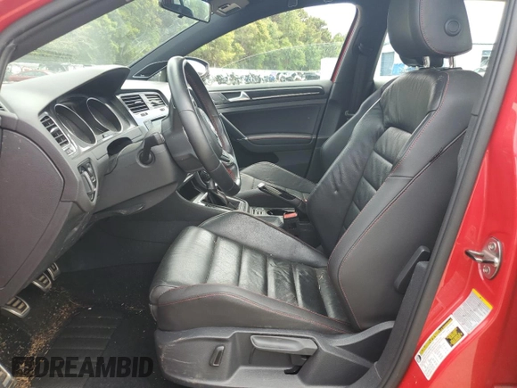 2015 Volkswagen Golf GTI S with VIN 3VW5T7AU9FM021195, listed as a Copart auction lot 66187644 with 61,334 mi miles and Salvage Title. Bid and sale history available at carsss.com. Image 7.
