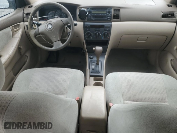 2005 Toyota Corolla CE with VIN 1NXBR32E15Z459509, listed as a Copart auction lot 55649495 with 121,663 mi miles and Clean Title. Bid and sale history available at DreamBid. Image 8.