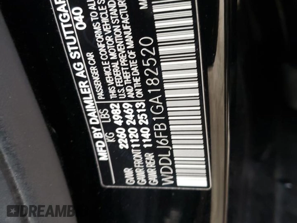 2016 Mercedes-Benz CLS with VIN WDDLJ6FB1GA182520, listed as a Copart auction lot 42348084 with 130,612 mi miles. Bid and sale history available at carsss.com. Image 12.
