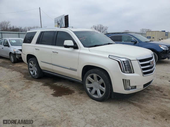 2015 Cadillac Escalade Premium with VIN 1GYS4NKJ9FR523919, listed as a Copart auction lot 45256764 with 170,682 mi miles and Salvage Title. Bid and sale history available at carsss.com. Image 4.