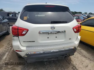 2017 Nissan Pathfinder SL with VIN 5N1DR2MNXHC901682, listed as a Copart auction lot 56647105 with Not provided miles and Salvage title. Bid and sale history available at DreamBid. Image 6.