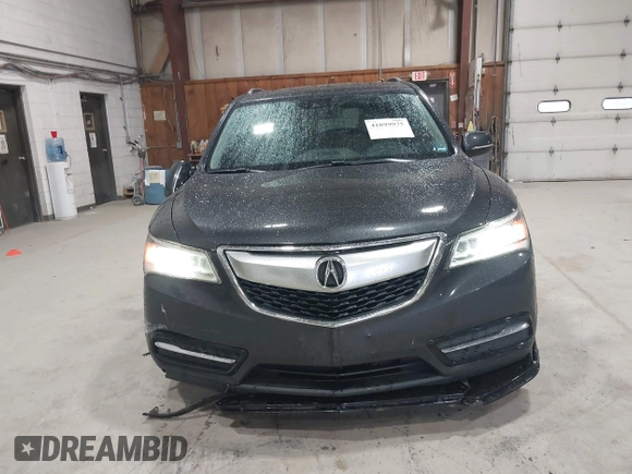 2016 Acura MDX w/Tech with VIN 5FRYD4H40GB017297, listed as a IAAI auction lot 41899975 with 95,757 mi miles. Bid and sale history available at carsss.com. Image 12.