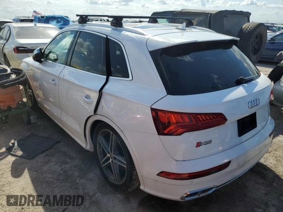 2018 Audi SQ5 Premium Plus with VIN WA1A4AFY3J2223449, listed as a Copart auction lot 74934134 with Not Provided miles and Salvage Title. Bid and sale history available at DreamBid. Image 2.
