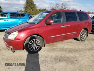 2011 Kia Sedona EX with VIN KNDMH4C7XB6372889, listed as a Copart auction lot 86370944 with 212,233 mi miles and Salvage Title. Bid and sale history available at carsss.com. Image 1.