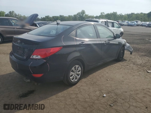 2017 Hyundai Accent SE z VIN KMHCT4AE0HU364358, wystawiony jako Copart lot #58489585 z przebiegiem 125 123 mil mil oraz Szkoda całkowita • Salvage title. Historia ofert i sprzedaży dostępna na DreamBid. Obrazek 3.