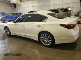 2018 Infiniti Q50 Luxe with VIN JN1EV7AR6JM443179, listed as a Copart auction lot 42911915 with Not Provided miles and Non Repairable. Bid and sale history available at carsss.com. Image 2.