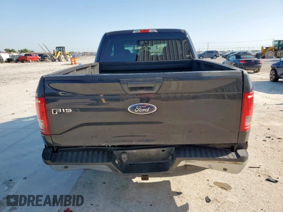 2017 Ford F-150 XL with VIN 1FTEX1C86HKD34624, listed as a Copart auction lot 51810795 with 223,182 mi miles and Salvage Title. Bid and sale history available at carsss.com. Image 6.