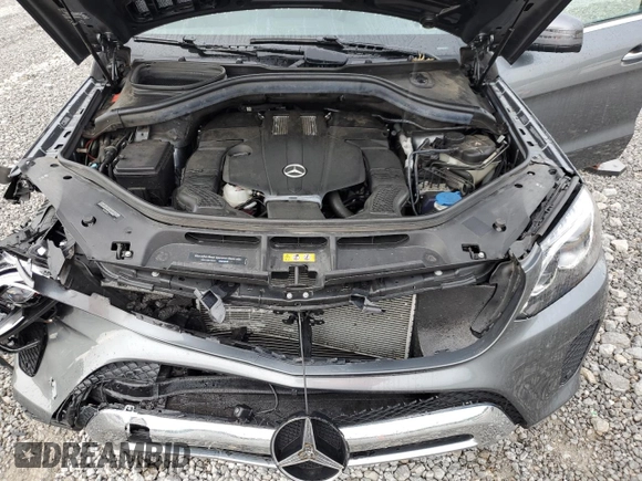 2019 Mercedes-Benz GLS 450 with VIN 4JGDF6EE5KB227307, listed as a Copart auction lot 62868825 with 56,374 mi miles and Salvage title. Bid and sale history available at DreamBid. Image 12.