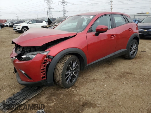 2018 Mazda CX-3 Touring with VIN JM1DKDC77J0329338, listed as a Copart auction lot 50734325 with 94,733 mi miles and Salvage Title. Bid and sale history available at carsss.com. Image 1.