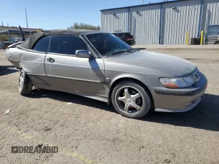 2001 Saab 9-3 SE with VIN YS3DF78K517008840, listed as a Copart auction lot 47104765 with 185,974 mi miles and Salvage Title. Bid and sale history available at carsss.com. Image 4.